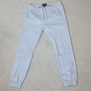 PacSun Skinny White Joggers